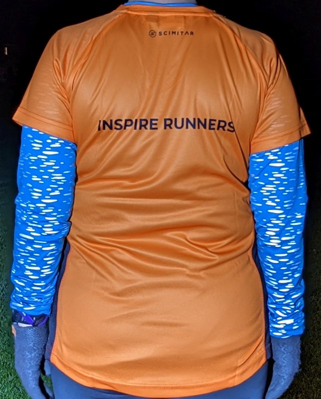 Inspire Runners Club shirt back women